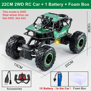 Oike RC Car - Off Road Rock Climbing Toy - 28CM Silver 2Battery product image
