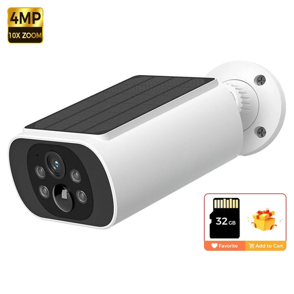 ALEVIO Solar Outdoor Camera - 2.5K Video, AI Detection And Color Night Vision - stepyours.com