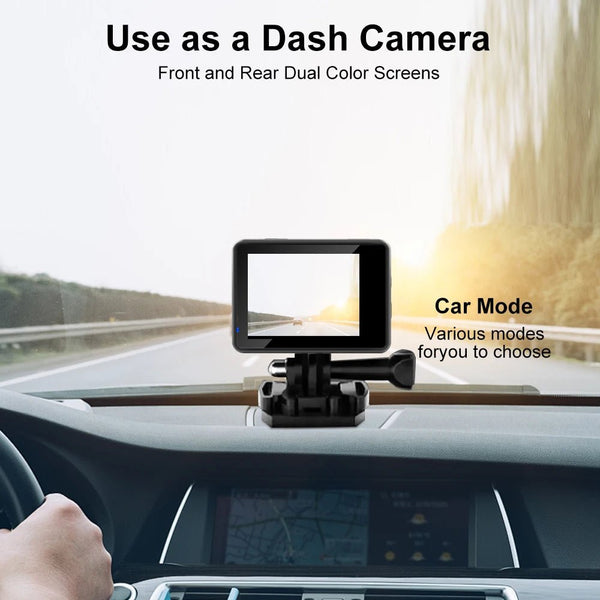 Ourlife 5K 30FPS Action Camera 2 Inch LCD 170 Degree Waterproof Remote Control - stepyours.com