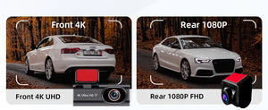 Acceo Dash Cam 4K Front And 1080P Rear Dual Lens With GPS WiFi Night Vision - stepyours.com