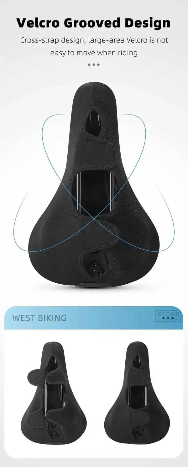 Comfort Gel Bicycle Seat Cover Memory Foam Bike Accessory