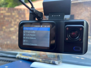 3 Channel Dash Cam for Cars 1080P Video Recorder Rear View Car DVR - stepyours.com