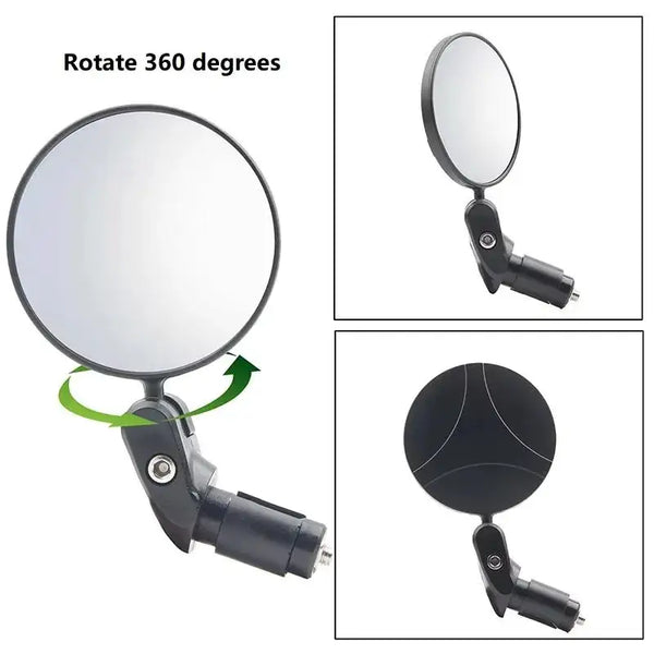 Bicycle Rearview Mirror - Adjustable Wide View — product view 2