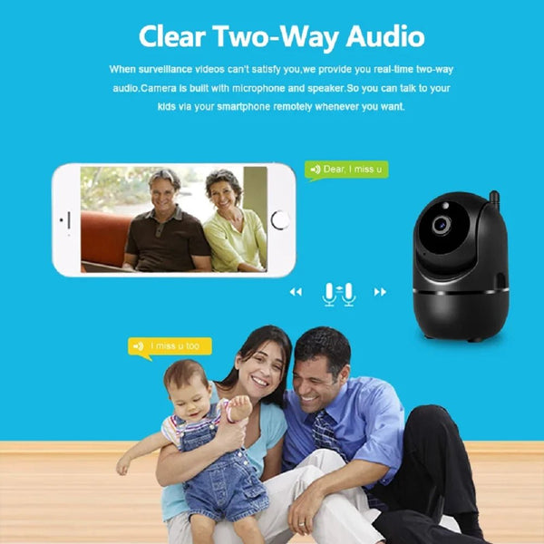 YCC365 Plus IP Camera Wireless Auto Tracking Night Vision 3MP Indoor Security - stepyours.com