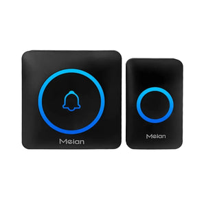 Meian Smart Home Doorbell Wireless Security Doorbell IP65 Waterproof Outdoor Door Bell 60 Songs 5 Volume Adjustable Chime Kit by stepyours.com