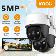 Imou Cruiser SE Plus 5MP Outdoor PTZ WiFi Camera 2 Pack IP66 AI Detection - stepyours.com
