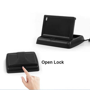 4.3 Inch TFT LCD Car Monitor With Rear View Camera And 8 LED Backup Lights - stepyours.com