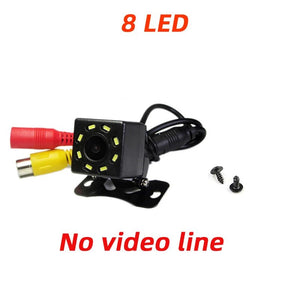 Car Rear View Camera With 4 8 12 LED Night Vision Display For Parking Reversing - stepyours.com