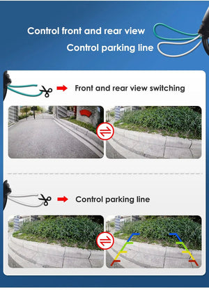 Smartour 4K Fisheye Car Rear View Camera 180 Degree Night Vision Parking Helper - stepyours.com