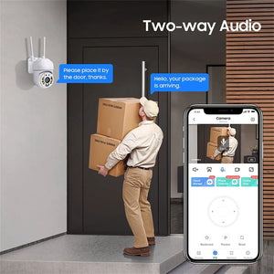Tuya 4MP PTZ Outdoor WiFi Security Camera - IP66 Weatherproof AI Tracking - stepyours.com