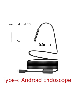 5.5mm USB Type - C Android Endoscope Camera - Flexible Probe for Tight Spaces - stepyours.com