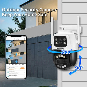 ASECAM 12MP 6K WiFi Camera - 8X Zoom With AI Human Detection Auto Tracking - stepyours.com