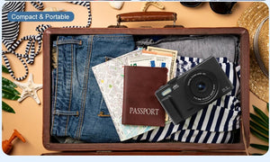 Ourlife AC600 4K Camera 64MP Autofocus 18x Zoom Flip Screen YouTube - stepyours.com