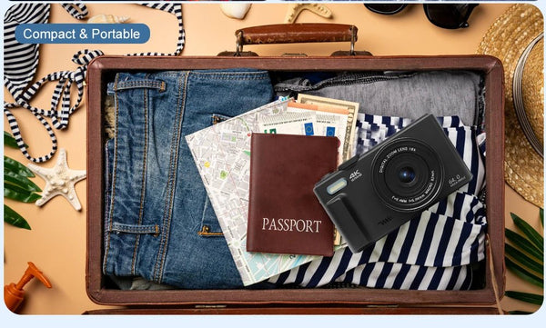 Ourlife AC600 4K Camera 64MP Autofocus 18x Zoom Flip Screen YouTube - stepyours.com