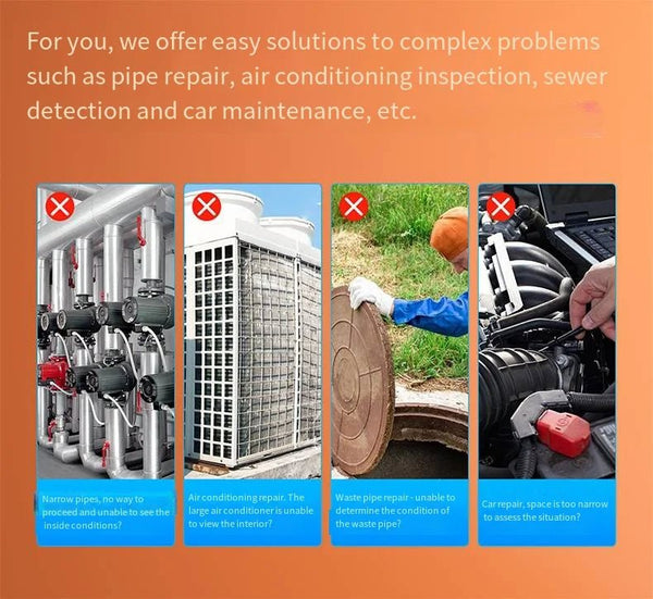 7.0mm Type C Endoscope Camera IP67 Waterproof Borescope With 6 LEDs Android PC - stepyours.com