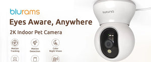 Blurams Indoor Security Camera 2K Kit - 360 Degree Coverage for Pets and Seniors - stepyours.com