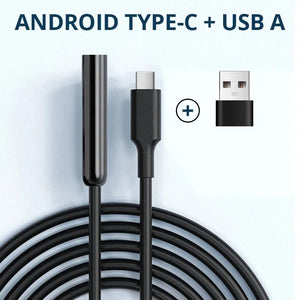 USB Type - C Flexible Endoscope Camera - 7mm Lens With 6 LEDs For Android OTG - stepyours.com