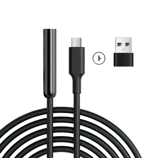 USB Type - C Flexible Endoscope Camera - 7mm Lens With 6 LEDs For Android OTG - stepyours.com