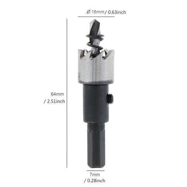 16mm 200 Degree Door Viewer HD Glass Lens Wide Angle Security Door Peephole with Drill Bit Set for Doors 1.57-2.56inch Thickness by stepyours.com