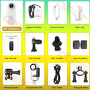 4K WiFi POV Mini Action Camera Magnetic Pocket Vlog Cam Helmet Mount for Bike - stepyours.com