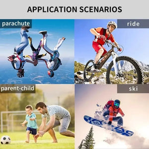 4K FHD Action Camera Helmet Mounted For Outdoor Motorcycle And Bike Video - stepyours.com
