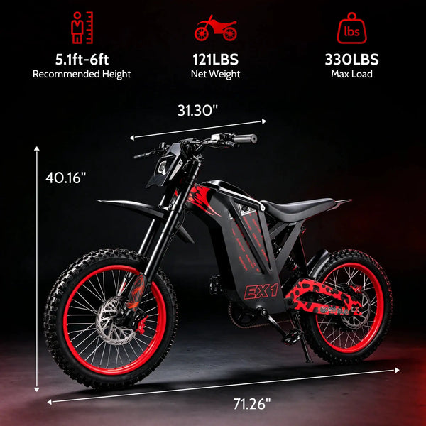 Electric Dirt Bike Raw Off Road Power — product view 8