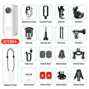 SJCAM C100 Plus Action Camera 4K30FPS 12MP Waterproof 30M WiFi - stepyours.com