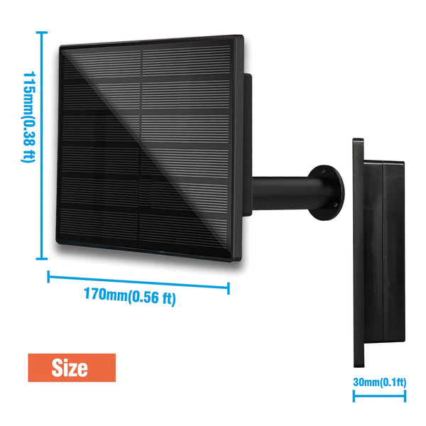 4W Waterproof Solar Panel 5V Output Micro USB Type C For 18650 Battery Charging - stepyours.com