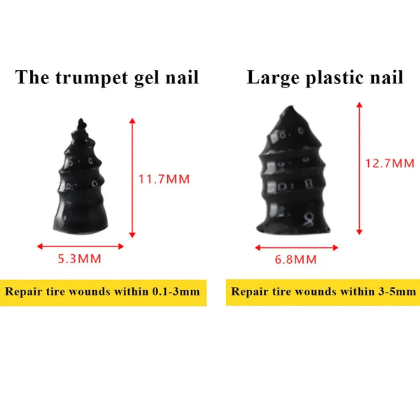 Car Rubber Tire Repair Nails Universal Patch Kit — product view 6