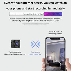 4K WiFi Mini Security Camera With Long Battery Life And Motion Detection - stepyours.com