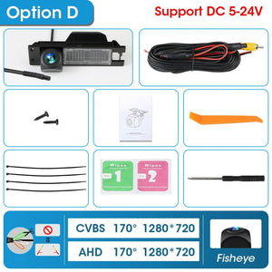 JMCQ AHD 1080P Car Rear View Camera 170 Degree Fisheye With Bracket For Opel - stepyours.com
