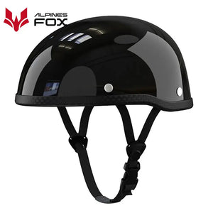 Vintage DOT Half Motorcycle Helmet — product view 2