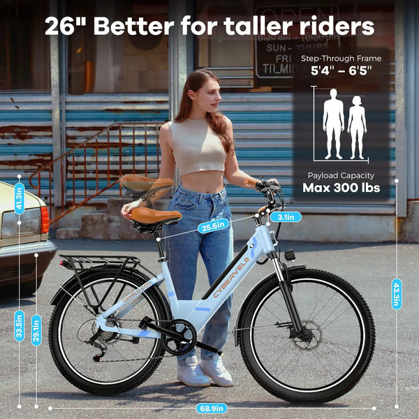 Urban Commuter Step Thru Bike — product view 8