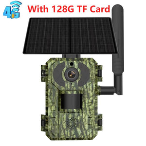 EU 4G Solar Trail Camera - 4MP 2K Night Vision IP65 Outdoor PIR Motion Alerts - stepyours.com