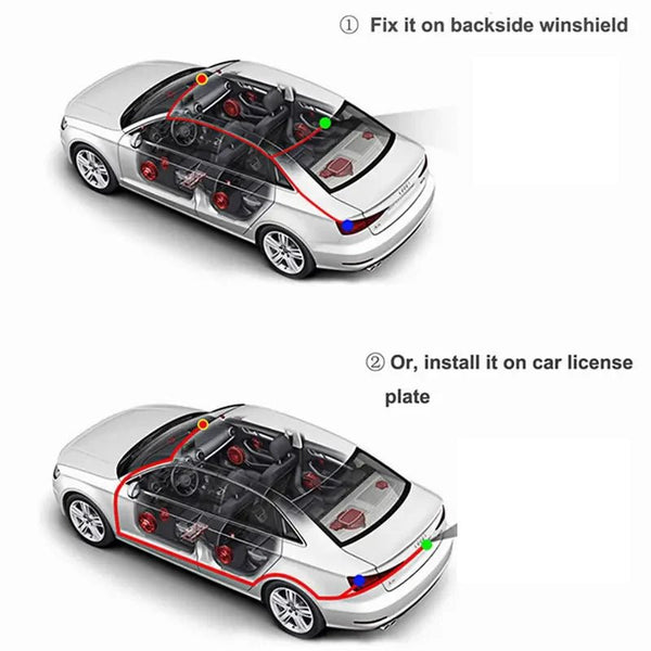 IR Car Rear View Camera Wide Angle Waterproof CCD Night Vision Universal For BMW - stepyours.com