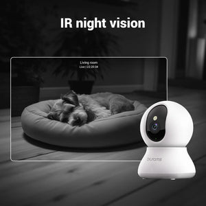 2Pcs Indoor 2K Security Cameras One Touch Call For Home Monitoring - stepyours.com