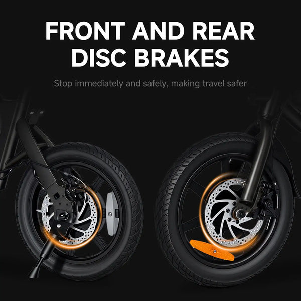 HEZZO Foldable Adult Electric Bike for Daily Rides — product view 7