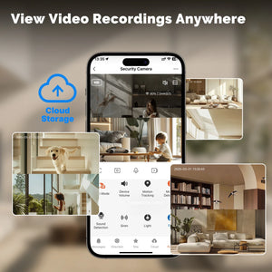 Moes Tuya WiFi 4MP Dual Lens Indoor Cam With Night Vision Motion Two Way Audio - stepyours.com