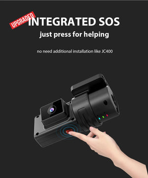 Jimi JC181 Mini 4G Dash Cam Dual Lens Live Stream GPS Tracking WiFi Hotspot - stepyours.com