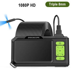 ENWOR Industrial Endoscope 4.3 Inch IPS Screen Autofocus Camera With Triple Lens - stepyours.com