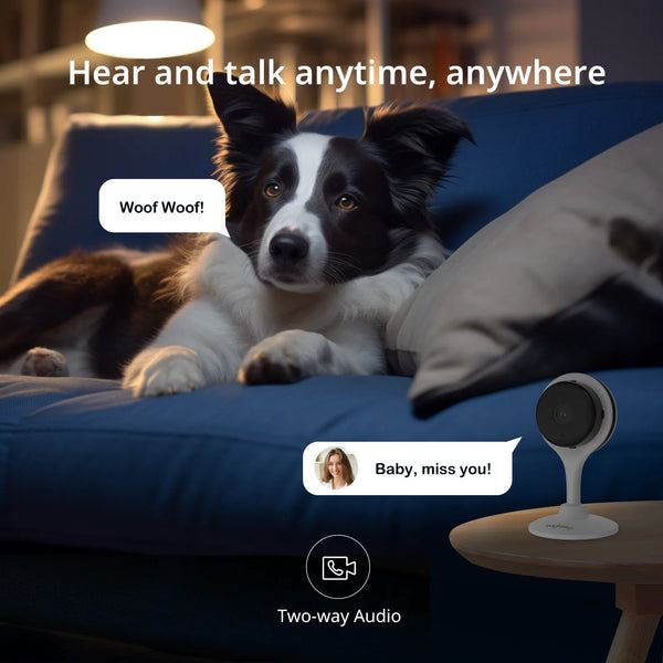 BoyKeep 3MP Dual Band WiFi Indoor Home Security Camera K10 Motion Detection - stepyours.com