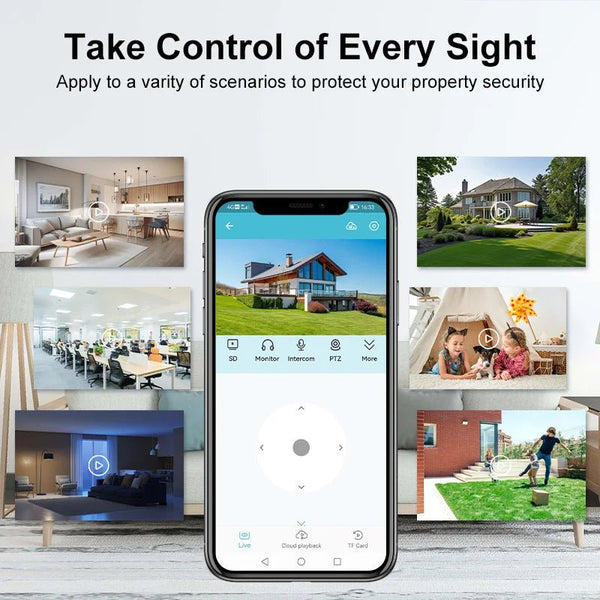Vstarcam CB54 TZ 2K Solar Wireless Battery Security Camera With PIR Motion Alarm - stepyours.com