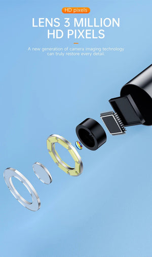 Android Endoscope 2 In 1 Camera USB C iOS Borescope Waterproof - stepyours.com