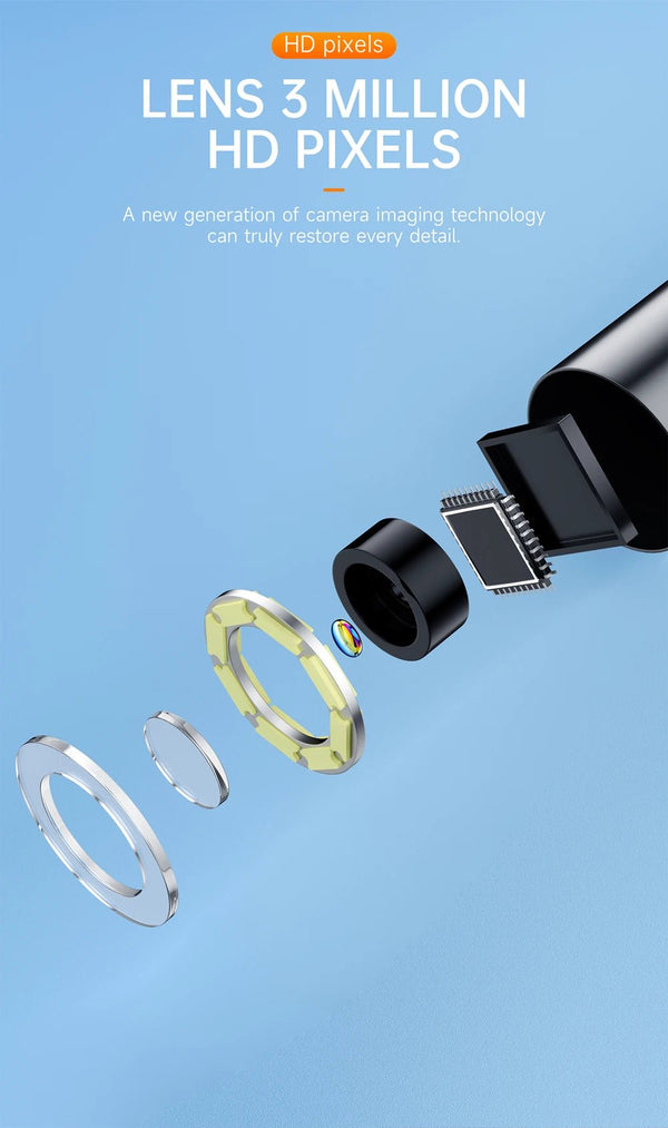 Android Endoscope 2 In 1 Camera USB C iOS Borescope Waterproof - stepyours.com