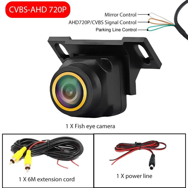 1080P Car Rear View Camera 170 Degree Wide Angle Night Vision Waterproof - stepyours.com
