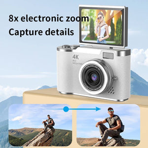 4K 48MP Digital Camera Camcorder For Kids Beginners With 2.4 Inch Screen - stepyours.com