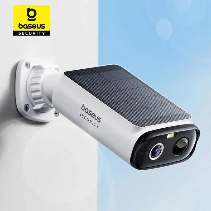 Baseus S1 Lite Solar Security Camera - 2K Wireless Outdoor With 135 Degree FOV - stepyours.com