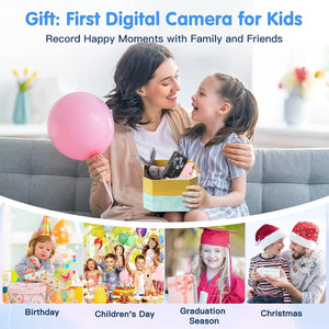 Kids Digital Camera Camcorder 16x Zoom 1080P 44MP for Beginners - stepyours.com