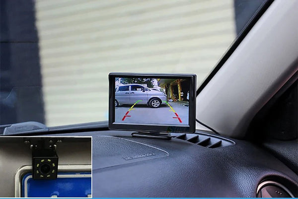4.3 Inch Rotatable Rear View Camera For Car Reversing With 170 Degree Angle - stepyours.com