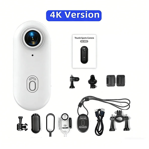 4K Motorcycle Mini Action Camera WiFi POV Recorder Lightweight Sport Cam - stepyours.com